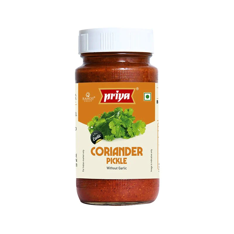 Priya Coriander Spice (without Garlic) Pickles 300g
